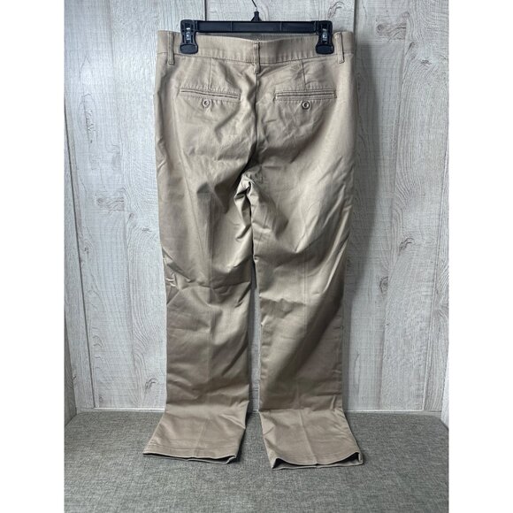 Lee Womens Regular Fit Straight Leg Pants Mid Rise Flex Motion Beige Size 8M - Picture 2 of 7